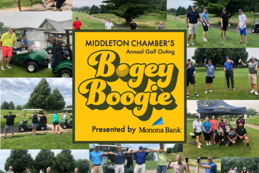 Photos of the golf course where SBS summer interns took on social media event marketing for the Middleton Chamber of Commerce.