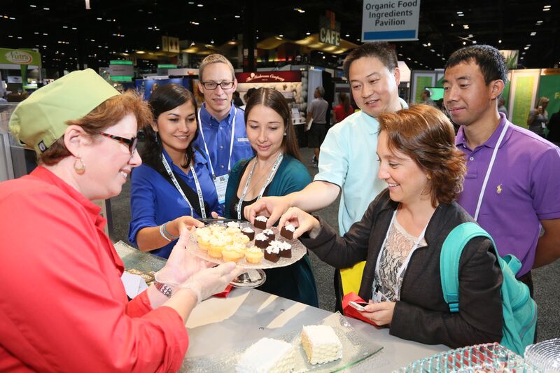 Over 23,000 attendees sampled food on the expo floor at IFT15 in Chicago, Illinois